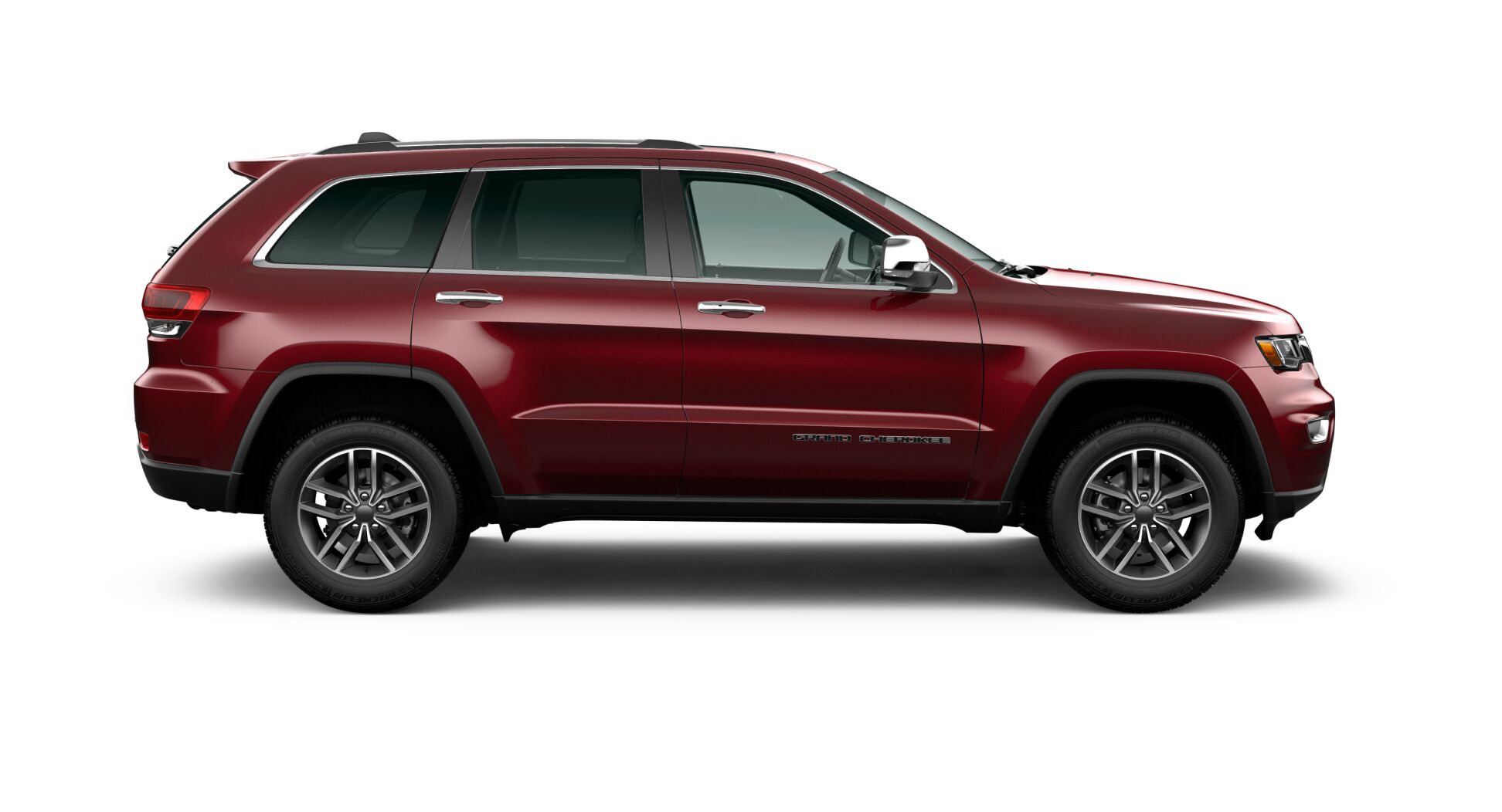 2020 Jeep Grand Cherokee Limited Side View Exterior Red Picture